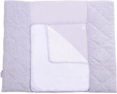 Cповивальний матрац Baby Veres 72×80 см Velour Grey melange